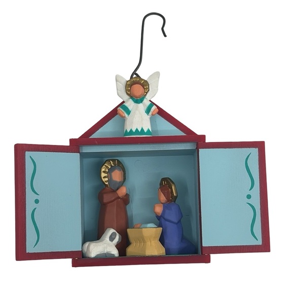 Hallmark Keepsake Ornament‎ 1989 Miniature Creche Nativity - Last in Series! - Picture 3 of 8